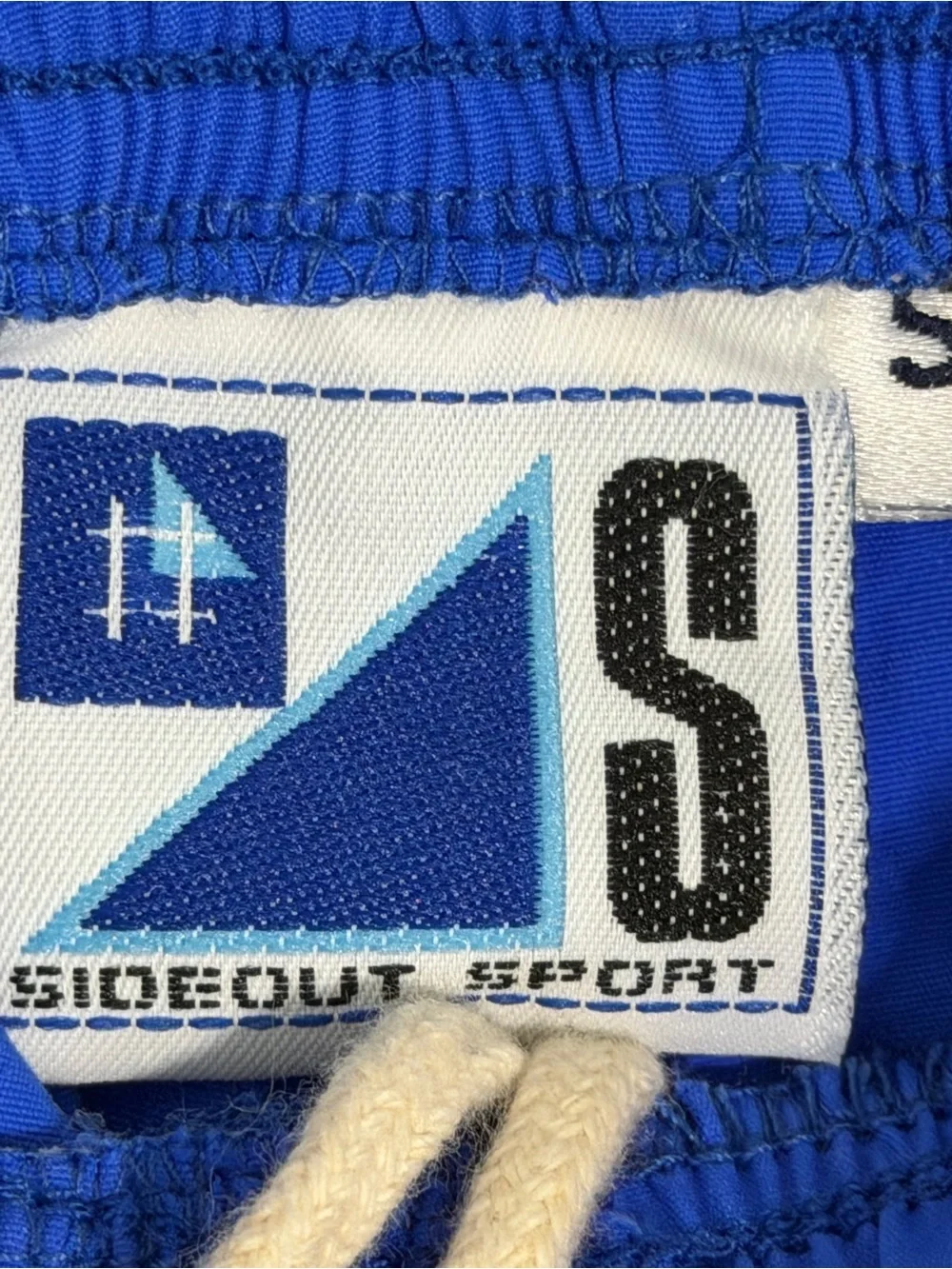 Vintage Sideout Sport Nylon Windbreaker Track Suit Set Jacket M Pant S Retro